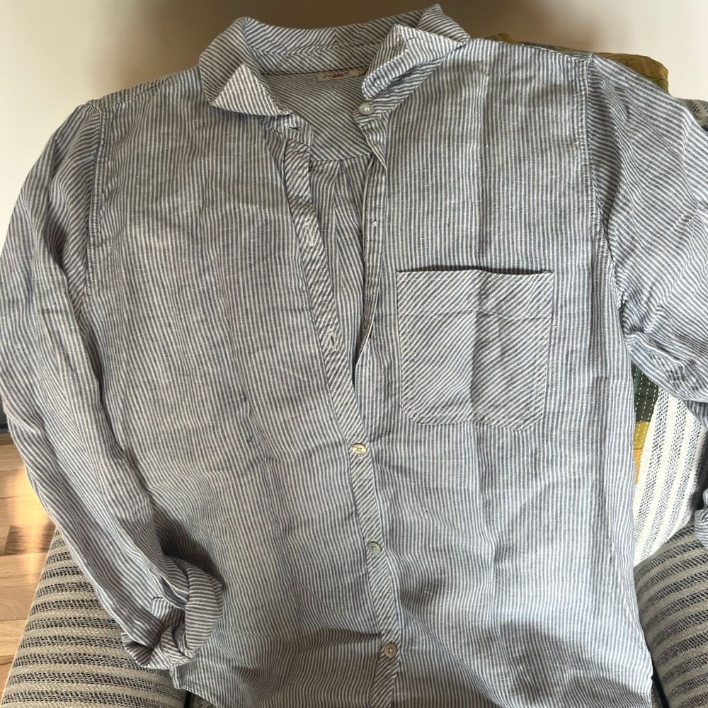 Faherty Striped Shirt - image 2